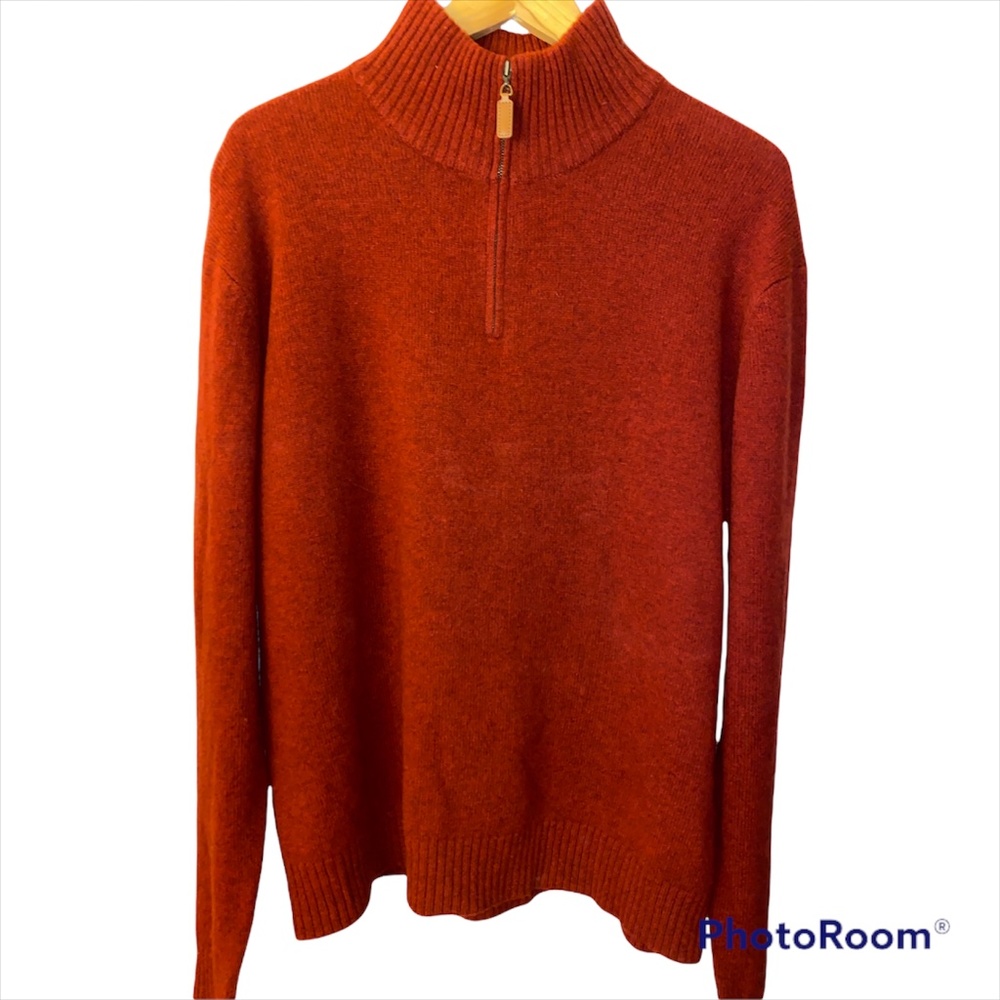 Sundance Wool Sweater Burgundy XL